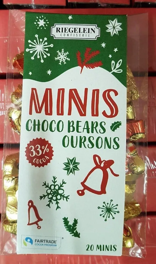 Mini chocolats oursons