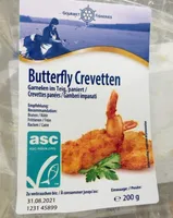 Butterfly crevetten