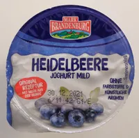 Joghurt Mild Heidelbeere