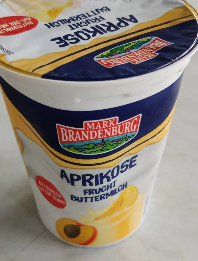 Aprikose frucht Buttermilch