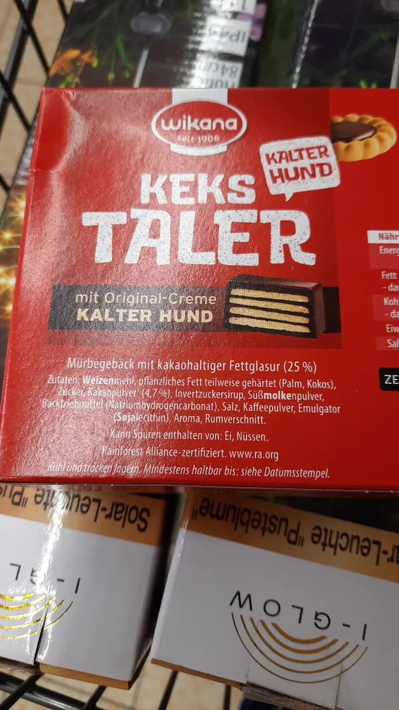 Keks Taler - kalter Hund