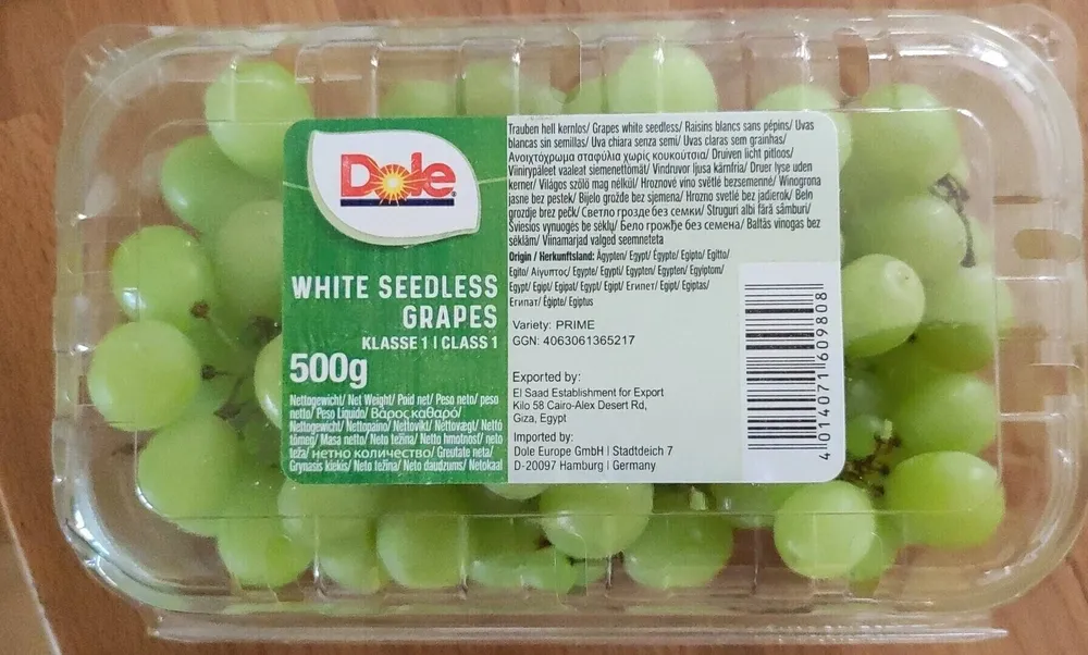 DoleWhite Seedsless Grapes
