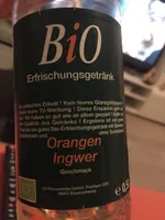Bio Erfrischungsgetränk, Orange Ingwer