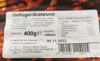Geflügel-Bratwurst
