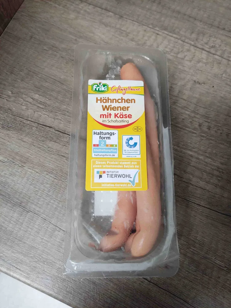 Hähnchen-Wiener mit Käse