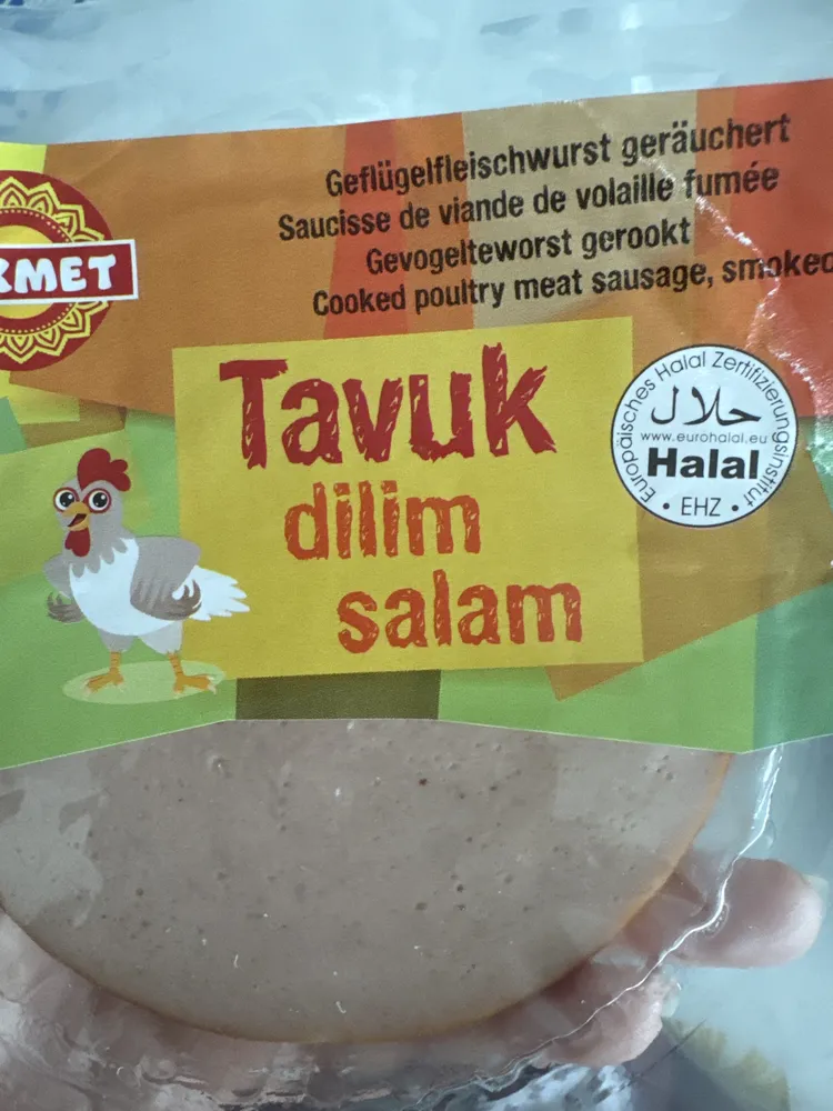 Tavuk dilim salam