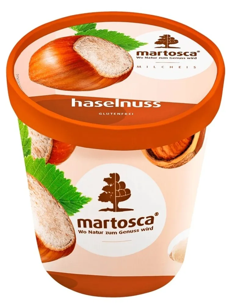 Haselnuss Eis