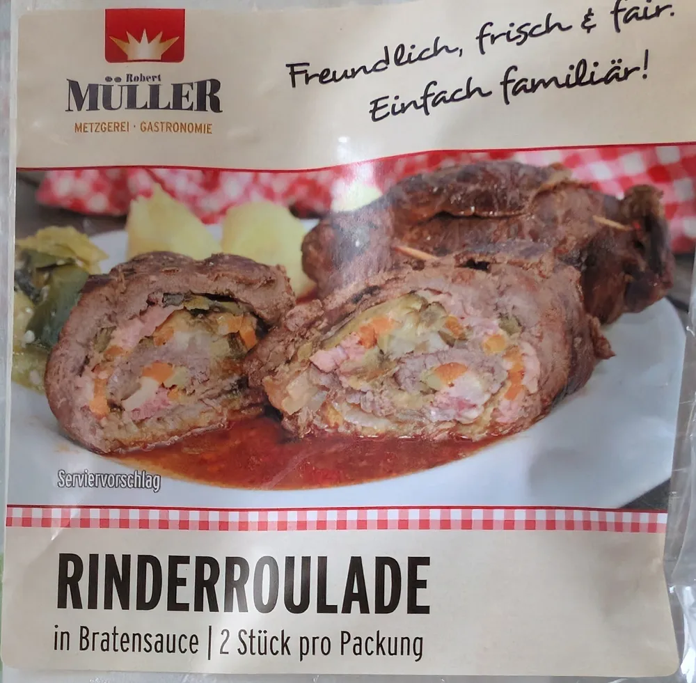 RINDERROULADE in Bratensauce