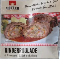 RINDERROULADE in Bratensauce