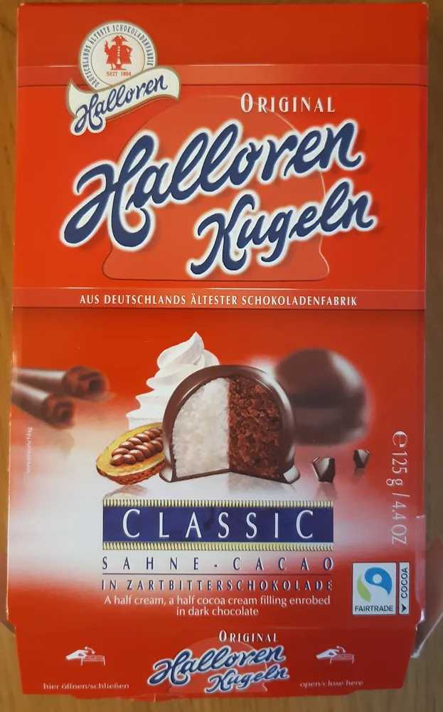 Halloren Kugeln Classic Sahne-Cacao