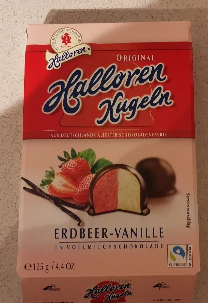 Halloren kugelnErdbeer-vanille