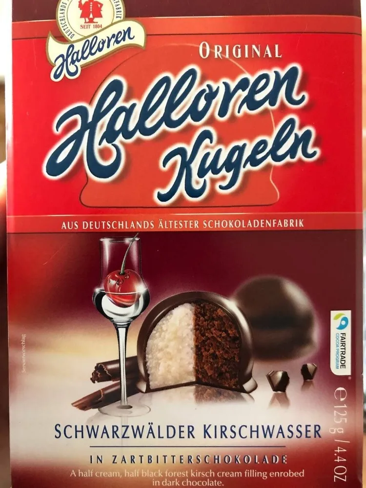 Halloren Kugeln Schwarzwälder Kirsch