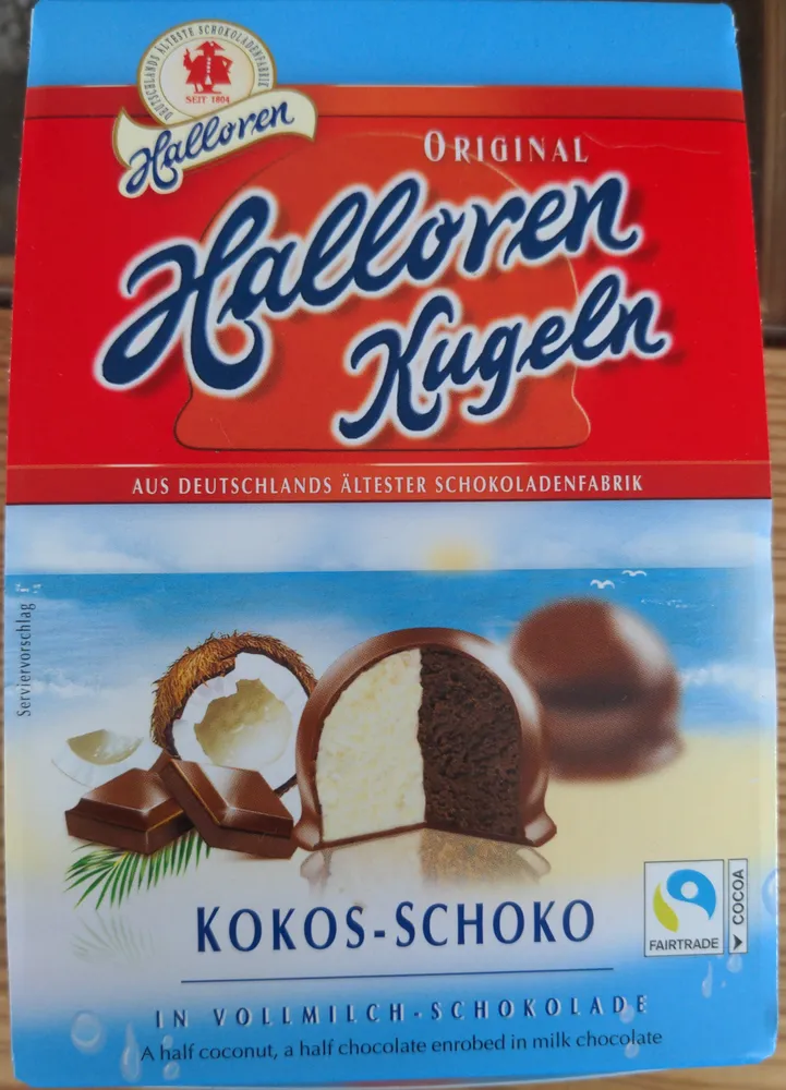 Halloren Kugeln Kokos-Schoko
