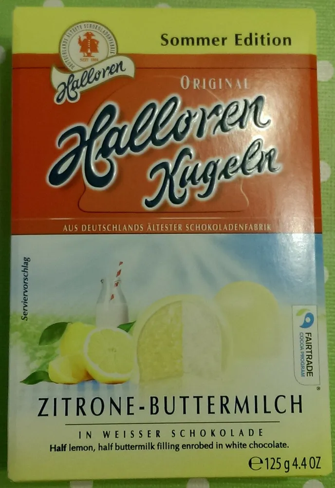 Halloren Kugeln Zitrone-Buttermilch