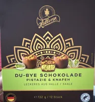 DU-BYE SCHOKOLADE PISTAZIE & KNAFEH