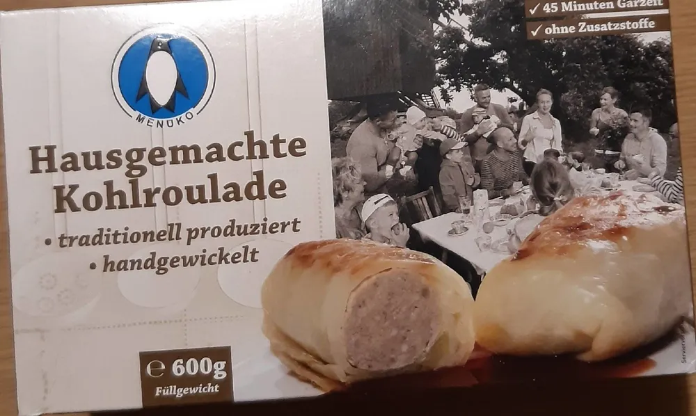 Hausgemachte Kohlroulade