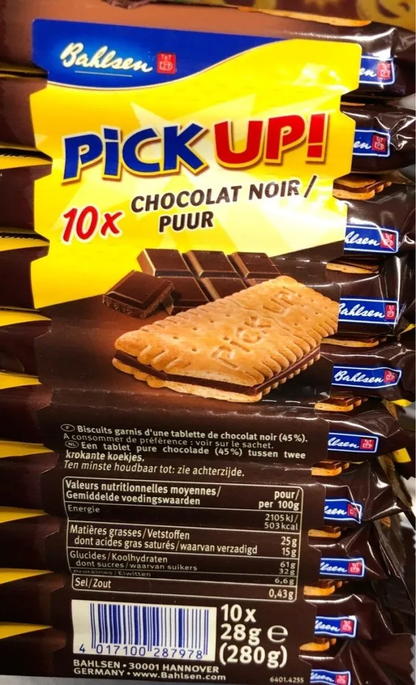 Pick up chocolat noir