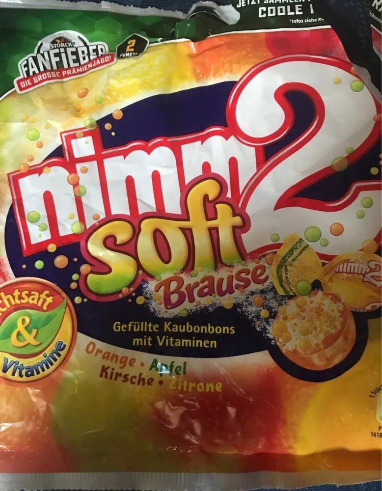 Soft Brause Orange Apfel Kirsche Zitrone