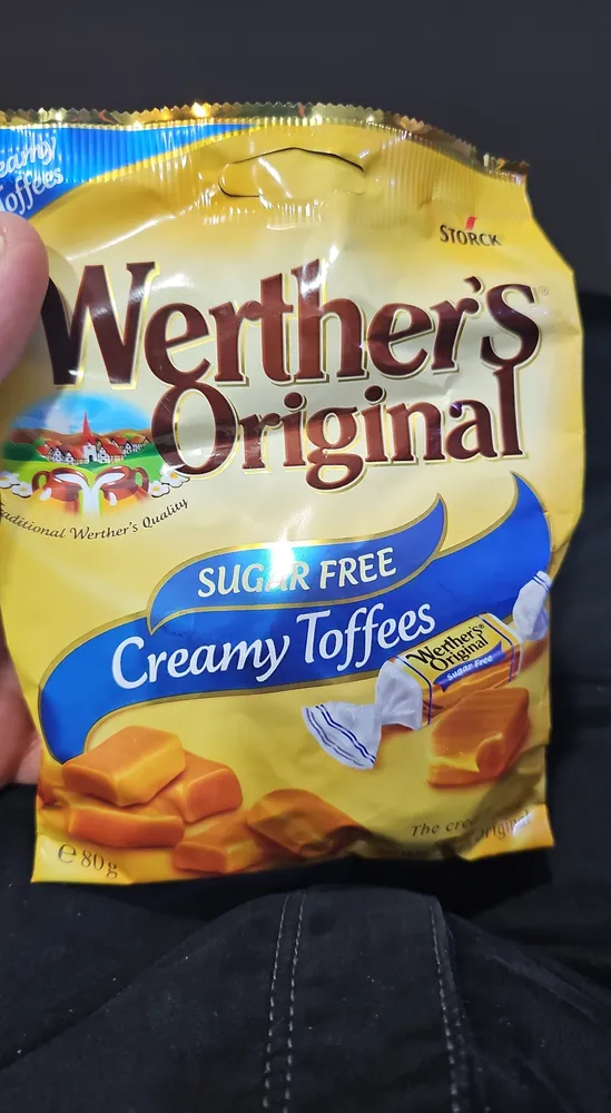 Werthers original creamy toffees sugar free