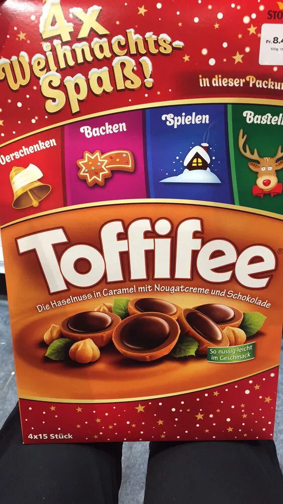 Toffifee Die Haselnuss in Caramel mit Nougatcreme und Schokolade