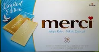 Merci Tafelschokolade Weiße Kokos