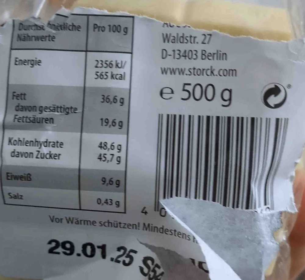 Merci weiße Schokolade
