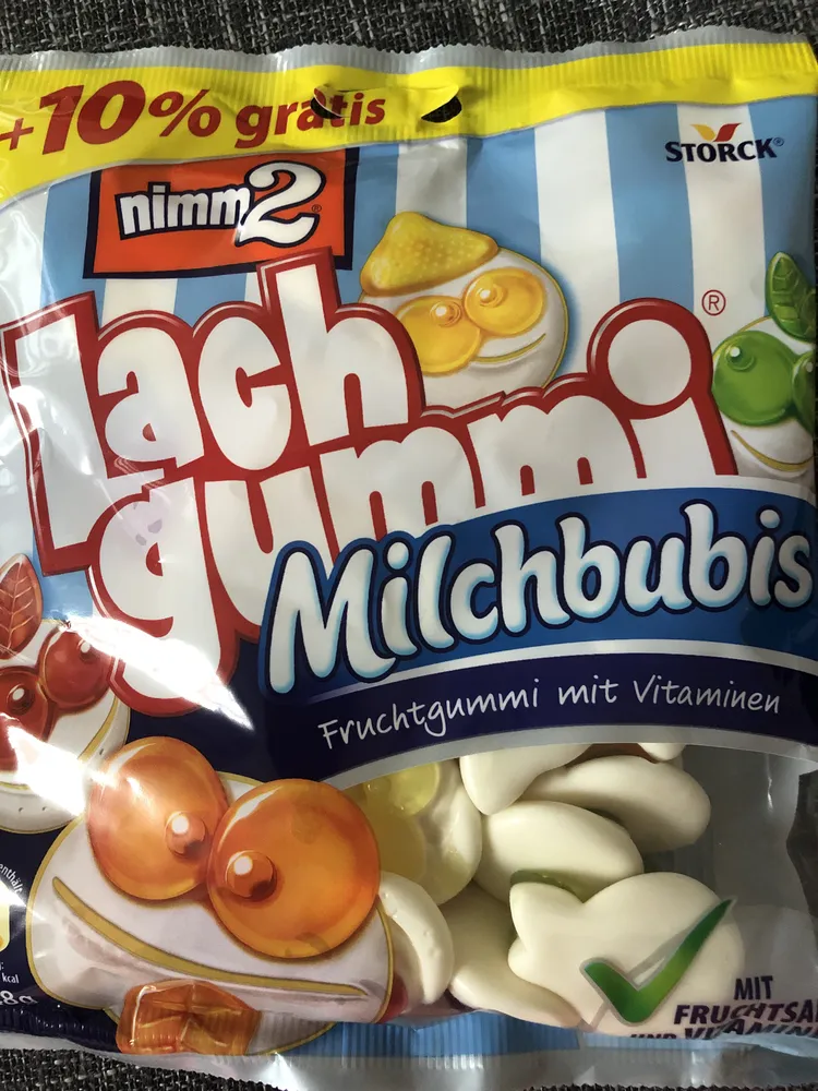 Lachgummi Milchbubis