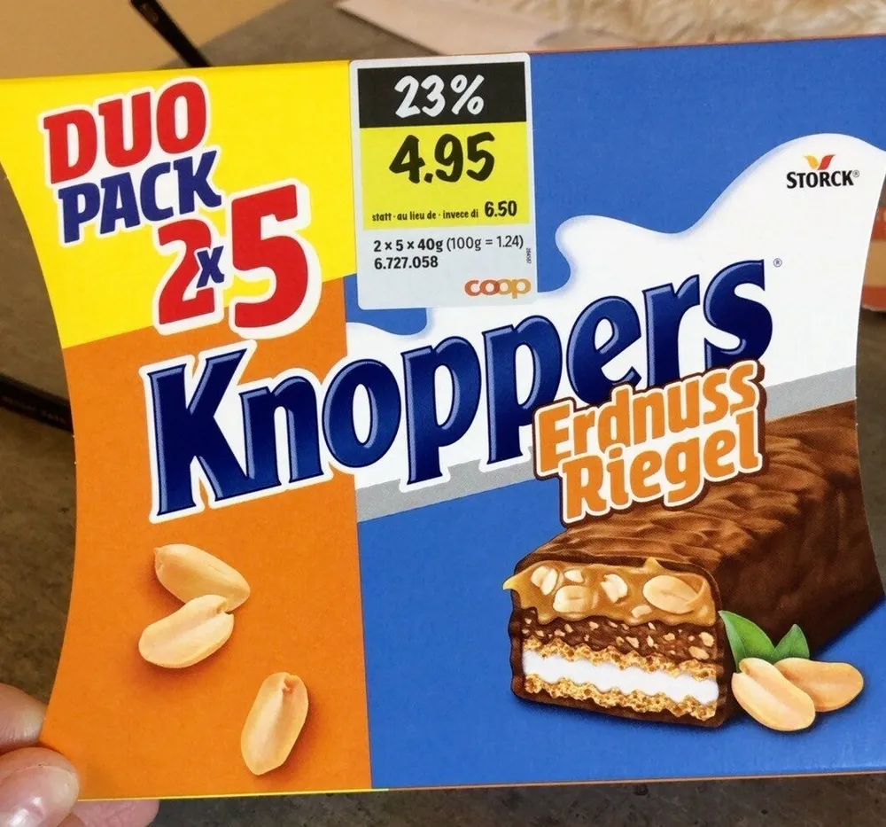 Knoppers erdnuss riegel