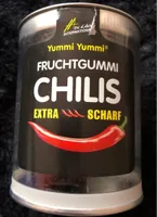 Fuchtgummi Chilis Extra Scharf