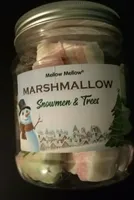 Marshmallow snowmen&trees