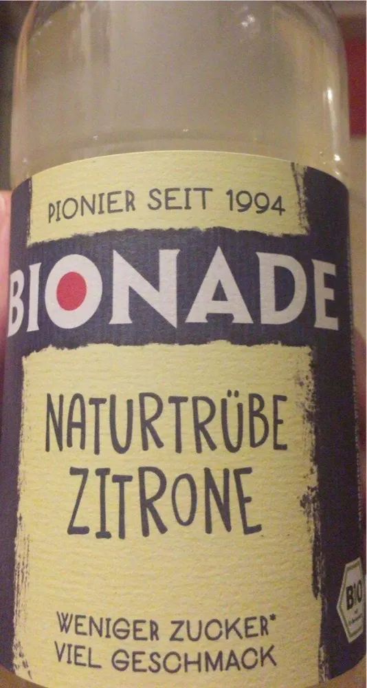 Bionade naturtrüb zitrone
