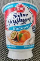 Sahne Joghurt Mild Balance, Pfirsich Maracuja