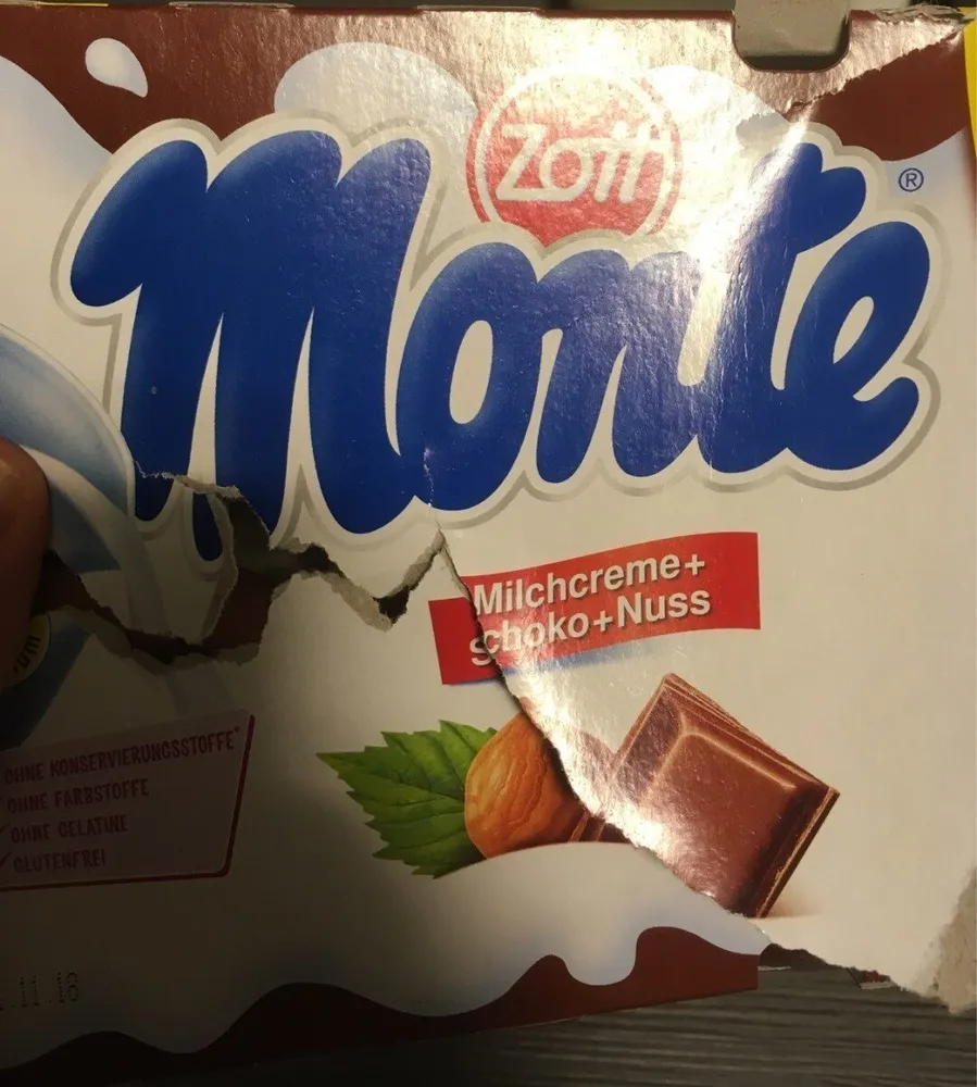 Milchcreme + schoko + Nuss