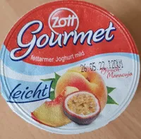 Fettarmer Joghurt mild  Pfirsisch-Maracuja