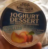 Joghurt Dessert Pfirsich