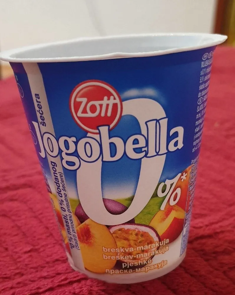 Jogobella 0% breskva-marakuja