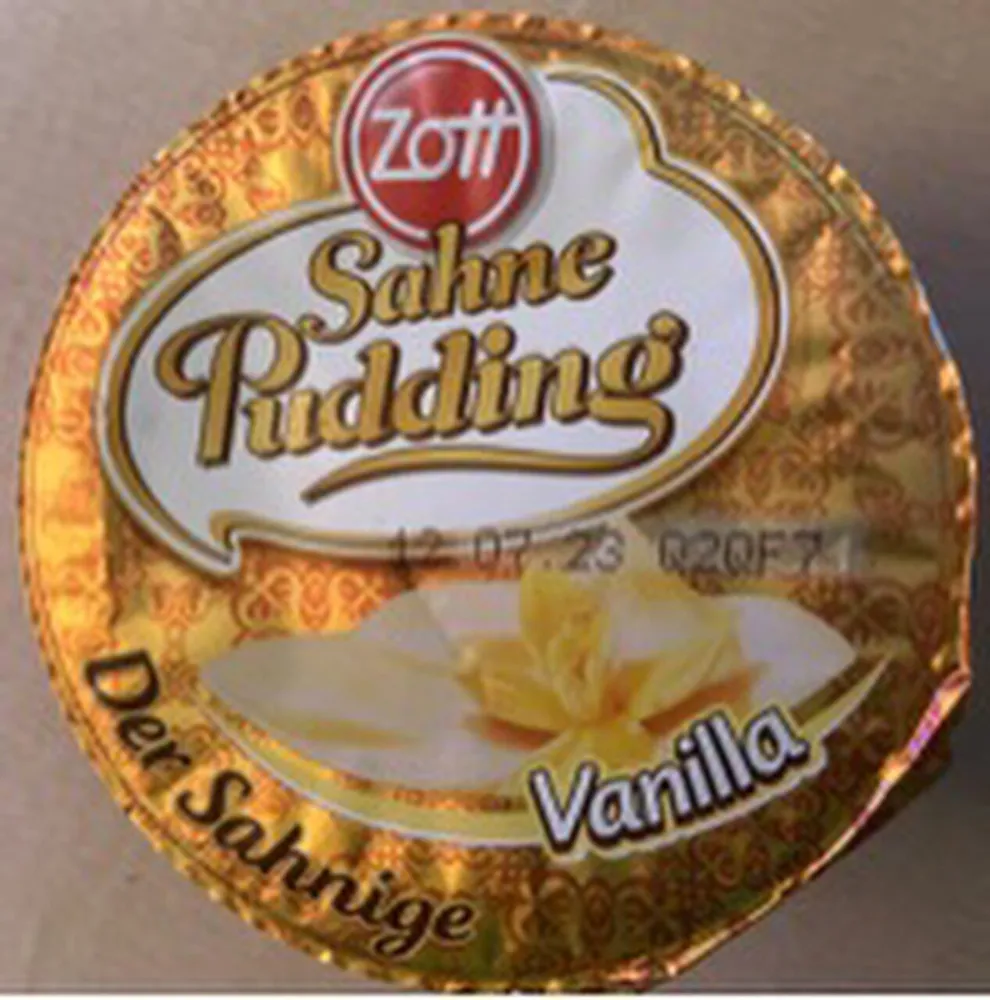 Sahne Pudding Vanille