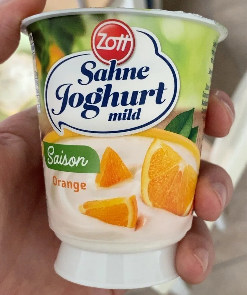 Sahne Joghurt Orange