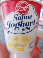 Sahne Joghurt Banane