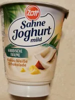 Sahne Joghurt mild Kokos-weiße Schokolade