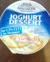 Joghurt-Dessert Pfirsich-Geschmack
