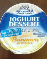 Joghurt-Dessert Bananen Geschmack