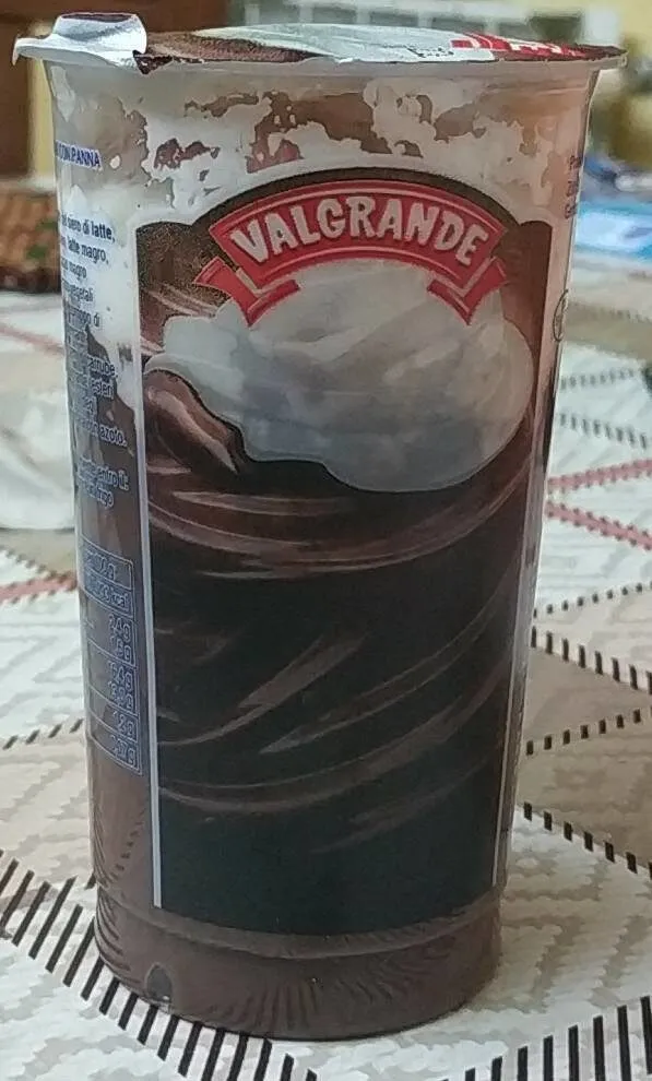 Coppa cacao con panna