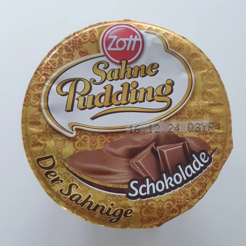Sahne Pudding Schokolade Der Sahnige