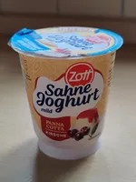 Sahne Joghurt Kirsche Panna-Cotta