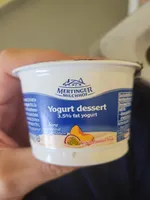 Yogurt dessert 3.5% fat yogurt Peach Passion Fruit