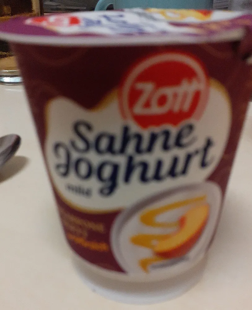 Pfirsich, Sahne Joghurt