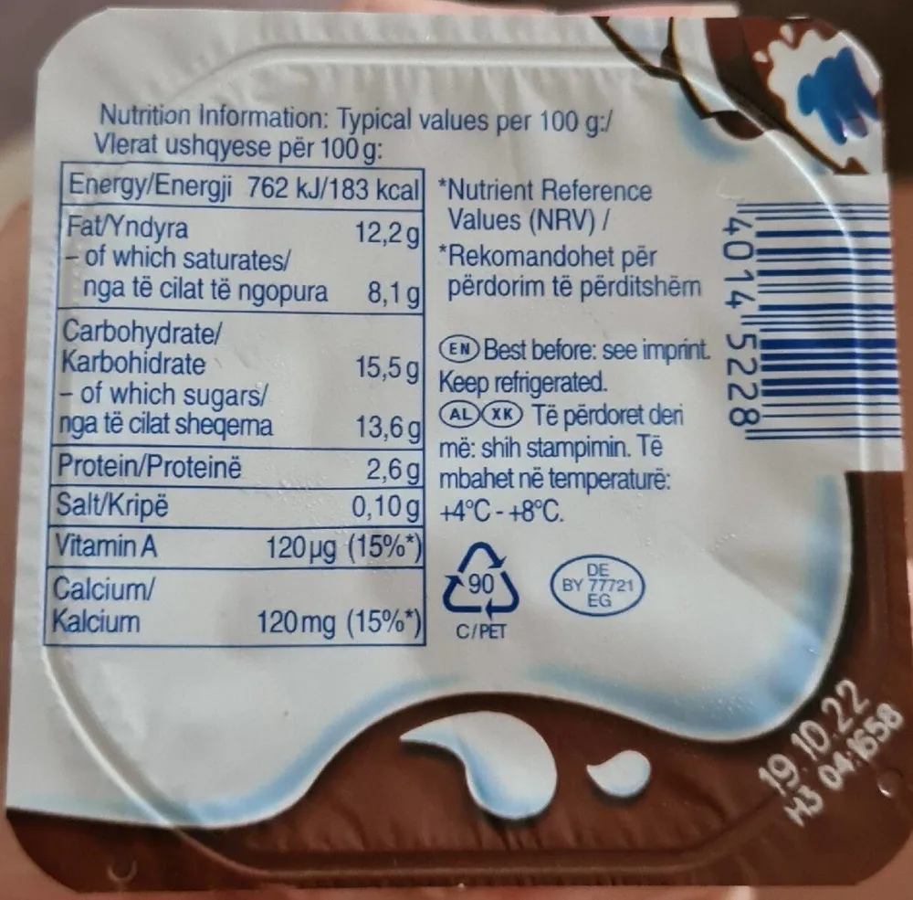 Monte Chocolate Pudding 55G (4PCS)