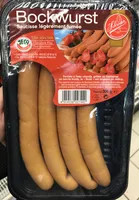 Bockwurst saucisse légèrement fumée