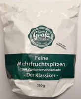 Feine Mehrfruchtspitzen mit Zartbitterschokolade Lebkuchen